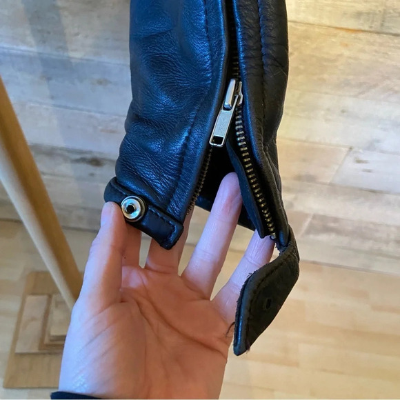 Vintage‎ Rhyno men’s  leather armoured motorcycle jacket in size 44 - Picture 6 of 16